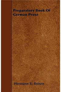 Preparatory Book Of German Prose