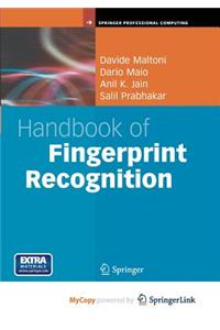 Handbook of Fingerprint Recognition
