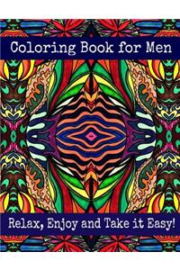Coloring Book for Men - Relax, Enjoy and Take it Easy