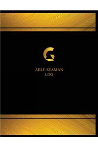 Able Seaman Log (Log Book, Journal - 125 pgs, 8.5 X 11 inches)