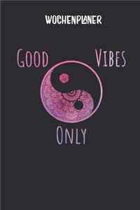 Wochenplaner mit Yin Yang Mandala