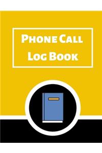 Phone Call Log Book