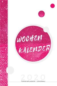 Wochenkalender - Terminplaner - Journal - 2020