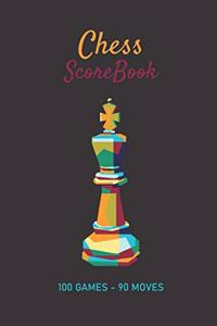 Chess Scorebook - 100 Games - 90 moves