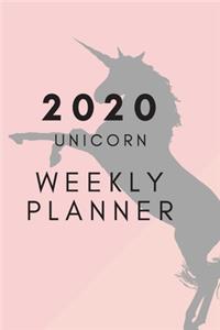2020 Unicorn Weekly Planner