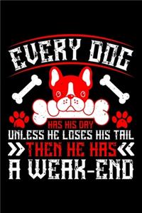 Every Dog Has His Day Unless He Loses His Tail Then He Has A Weak-End
