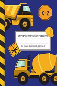 Primary composition notebook 120 pages (60 sheets) 8.5x11 (A4)