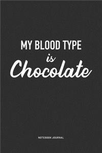 My Blood Type Is Chocolate