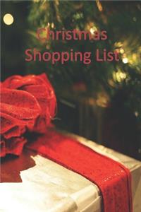 Christmas Shopping List: Notebook For Gift Ideas