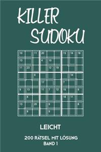 Killer Sudoku Leicht 200 Rätsel Mit Lösung Band 1