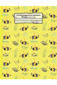 Bees Primary Composition Notebook