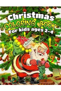 Christmas Coloring Book for Kids Ages 2-4