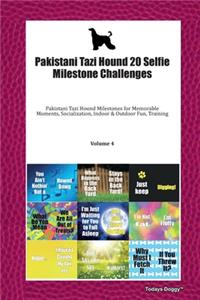 Pakistani Tazi Hound 20 Selfie Milestone Challenges: Pakistani Tazi Hound Milestones for Memorable Moments, Socialization, Indoor & Outdoor Fun, Training Volume 4