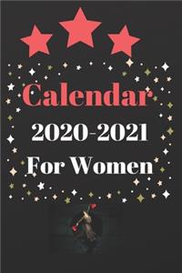 Calendar 2020-2021 For Women: 24 months planner and calendar/ 6" X 9" inches/170 Pages