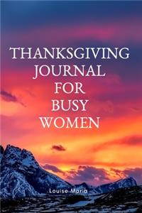 Thanksgiving Journal for Busy Women