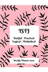 ISTJ Weekly Planner