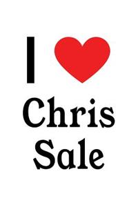 I Love Chris Sale: Chris Sale Designer Notebook
