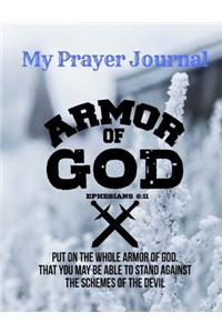 Armor Of God Christian Journal Workbook; Sermon Notes Bible Study Notebook Diary