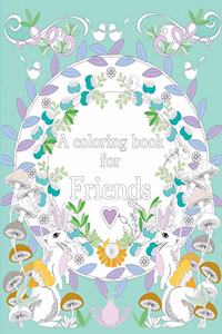 coloring book for friends