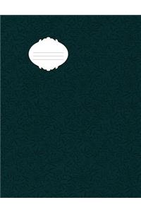 Green Floral Notebook