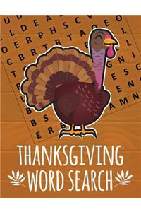 Thanksgiving Word Search