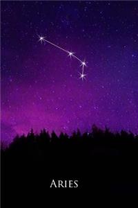 2019 Daily Planner Aries Constellation Night Sky Astrology Symbol 384 Pages