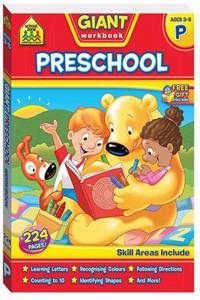 School Zone Giant Preschool Workbook