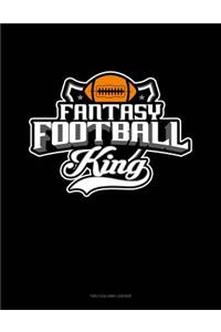Fantasy Football King: Unruled Composition Book