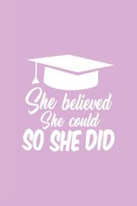 She Believed She Could So She Did