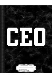 CEO Chief Executive Officer Composition Notebook