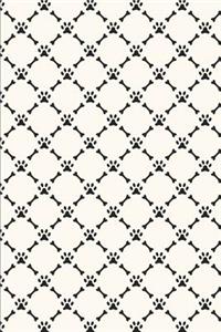 Dog Pattern - Paws and Bones Circle