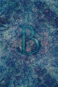 Monogram B Any Day Planner Notebook