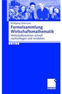 Formelsammlung Wirtschaftsmathematik