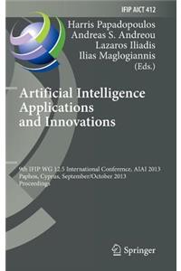 Artificial Intelligence Applications and Innovations