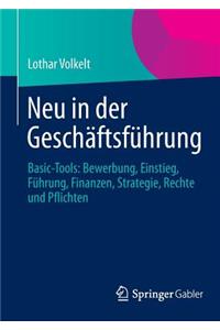 Neu in Der Geschäftsführung