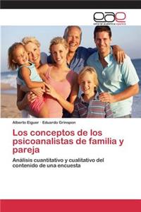 conceptos de los psicoanalistas de familia y pareja