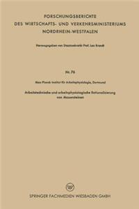 Arbeitstechnische und arbeitsphysiologische Rationalisierung von Mauersteinen