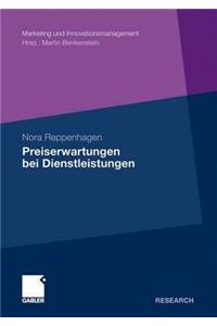 Preiserwartungen bei Dienstleistungen