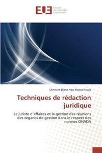 Techniques de Rédaction Juridique