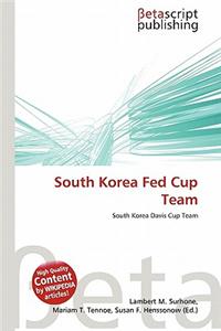South Korea Fed Cup Team