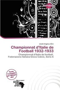 Championnat D'Italie de Football 1932-1933
