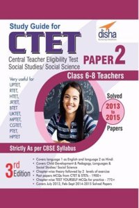 Study Guide for CTET Paper 2 - English (Class 6 - 8 Social Studies/ Social Science teachers) 3rd Edition