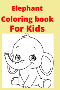 Elephant Coloring book For Kids