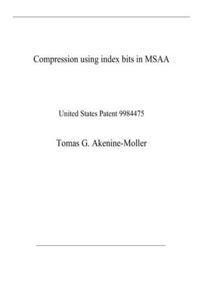 Compression using index bits in MSAA