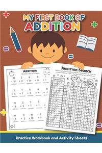 My First Book of Addition Practice Workbook and Activity Sheets
