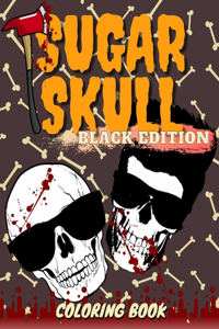Sugar Skull Black Edition Coloring Book