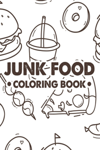 Junk Food Coloring Book