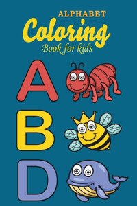 alphabet coloring book for kids