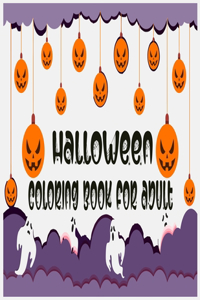 Halloween coloring Book For Adult