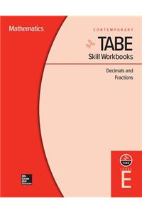 Tabe Skill Workbooks Level E: Decimals (10 Copies)